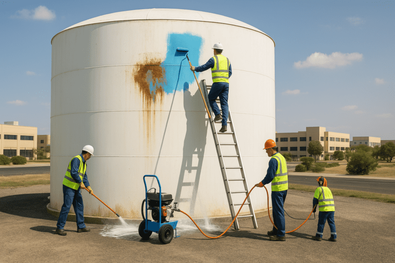 featured image 39 أفضل شركة كشف تسربات المياه بجدة حقن خرسانة عزل خزانات وعزل الأسطح والمسابح صيانة خزانات المياه: أفضل شركة تنظيف ومعالجة الخزانات بجدة